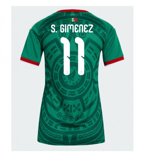 Mexiko Santiago Gimenez #11 Domácí Dres pro Dámské MS 2026 Krátký Rukáv Mexiko Santiago Gimenez #11 Domácí Dres pro Dámské MS 2026 Krátký Rukáv